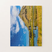 Arnarstapi Amtmansshus und Stapafell, isländisch Puzzle (Vertikal)