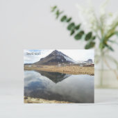 Arnarstapi und Stapafell, Island Postkarte (Stehend Vorderseite)