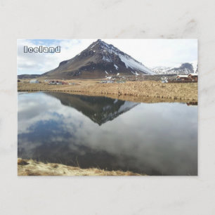 Arnarstapi und Stapafell, Island Postkarte