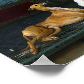 Arnaut und sein Hund Poster (Ecke)