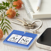 Arne Periodennamenschlüsselring Schlüsselanhänger (Vorderseite rechts)