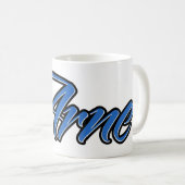 Arne Vorname Name blue Tasse Kaffeetasse (VorderseiteRechts)