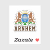 Arnhem Wappen, Niederlande Aufkleber (Blatt)