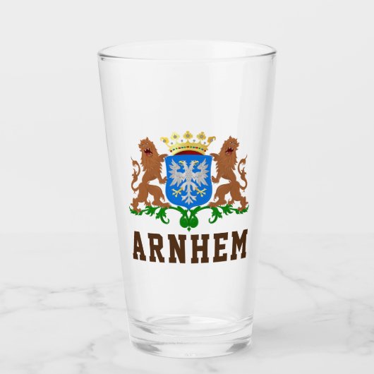 Arnhem Wappen, Niederlande Glas (Vorderseite)