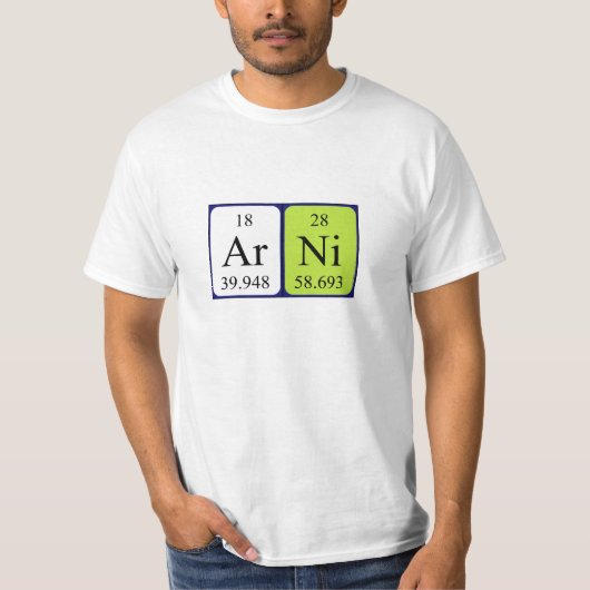 Arni Periodenname Shirt (Vorderseite)