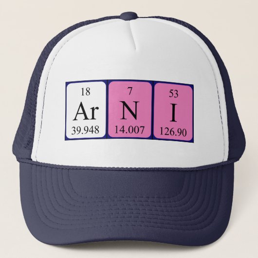 Arni Periodenname Truckerkappe (Vorderseite)