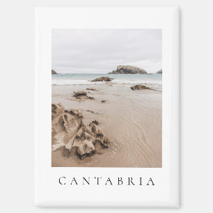 Arnia-Strand in Spanien, neutral ästhetischer Stra Magnet