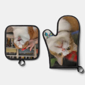 Arnie Ofenhandschuh & Topflappen-Set (Vorderseite)