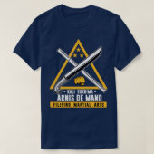 Arnis De Mani Kali Eskrima Filipino Kampfkunst T-Shirt (Design vorne)