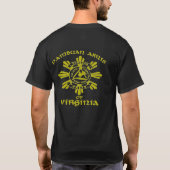 Arnis Schwarzes T-Shirt (Rückseite)