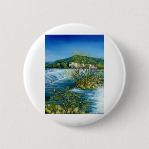 ARNO FLUSS ROVEZZANO Florence Italien Button