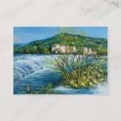 ARNO FLUSS ROVEZZANO Florence Italien Visitenkarte (Rückseite)