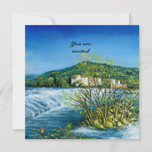 ARNOFLUSS, LANDSCHAFT TUSCANIEN FLORENZ Einladung
