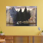 Arnold Bocklin - Die Insel der Toten (1883) Leinwanddruck (Insitu (Wohnzimmer))