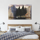 Arnold Bocklin - Die Insel der Toten (1883) Leinwanddruck (Insitu (Schlafzimmer))