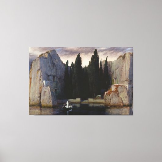 Arnold Bocklin - Die Insel der Toten (1883) Leinwanddruck (Vorderseite)