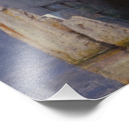 Arnold Böcklin - Die Insel der Toten Fotodruck (Ecke)