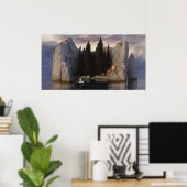 Arnold Böcklin - Die Insel der Toten Poster (Heimbüro)
