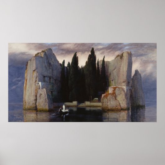 Arnold Böcklin - Die Insel der Toten Poster (Vorne)