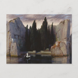 Arnold Böcklin - Die Toteninsel Postkarte