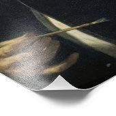 Arnold Böcklin - Selbstportrait mit dem Tod Fotodruck (Ecke)