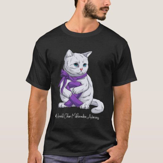 Arnold Chiari Malformation Awareness Month Purple  T-Shirt (Vorderseite)