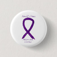 Arnold-Chiari Malformation Awareness Ribbon Button