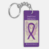 Arnold-Chiari Malformation Ribbon Angel Schlüssela Schlüsselanhänger (Vorderseite links)