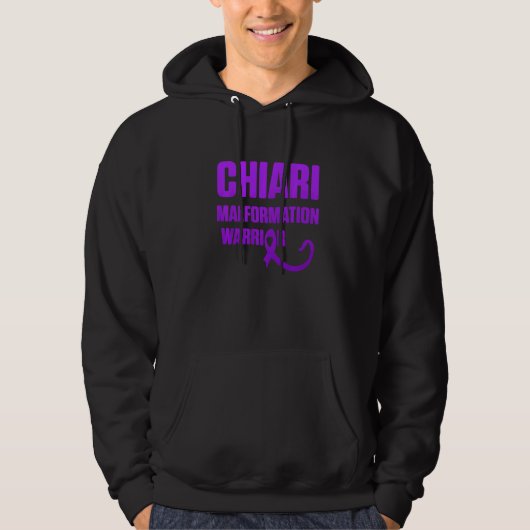Arnold Chiari Malformation Warrior Fight Awareness Hoodie (Vorderseite)