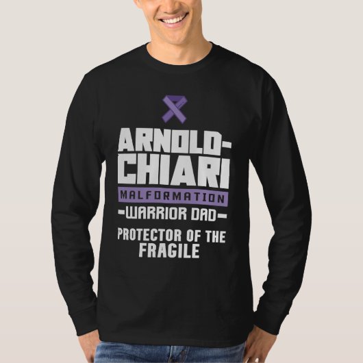 Arnold Chiari Malformation Warrior Protector Aware T-Shirt (Vorderseite)