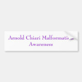 Arnold Chiari MalformationAwareness Autoaufkleber (Vorne)
