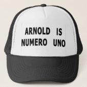 Arnold ist Numero UNO Truckerkappe (Vorderseite)