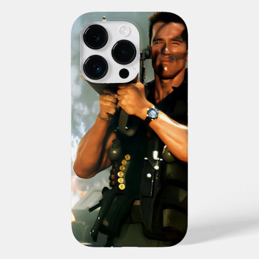 Arnold mit Arm Bazooka Case-Mate iPhone Hülle (Rückseite)