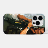 Arnold mit Arm Bazooka iPhone Hülle (Rückseite (Horizontal))