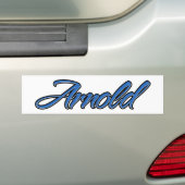 Arnold Name blue Aufkleber Sticker Autoaufkleber (Auf Auto)