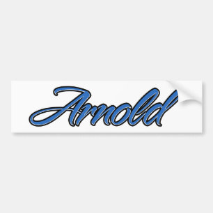 Arnold Name blue Aufkleber Sticker Autoaufkleber