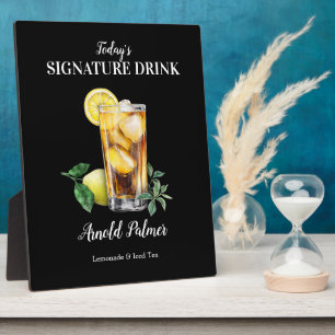 Arnold Palmer Signature Drink Cocktail Bar Schild Fotoplatte