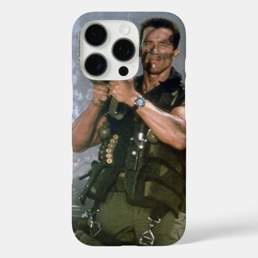 Arnold Schwarzeneger Rocket Shoot Case-Mate iPhone Hülle (Rückseite)
