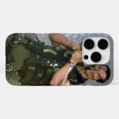 Arnold Schwarzeneger Rocket Shoot Case-Mate iPhone Hülle (Rückseite (Horizontal))