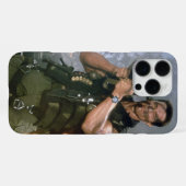 Arnold Schwarzeneger Rocket Shoot iPhone Hülle (Rückseite (Horizontal))