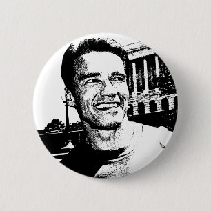 ARNOLD SCHWARZENEGGER BUTTON RACK ABZEICHEN