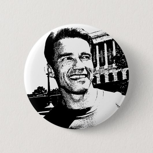 ARNOLD SCHWARZENEGGER BUTTON RACK ABZEICHEN (Vorderseite)