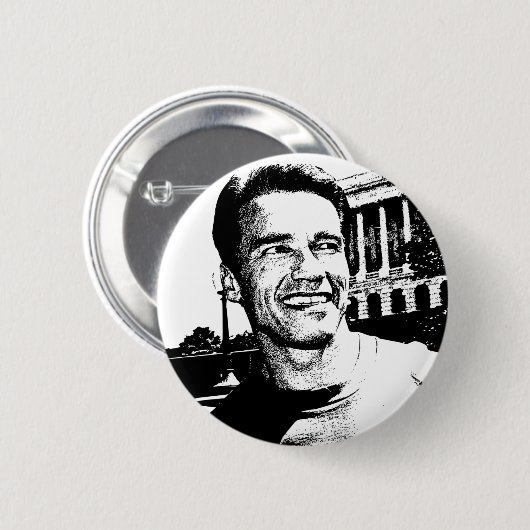 ARNOLD SCHWARZENEGGER BUTTON RACK ABZEICHEN (Vorne & Hinten)