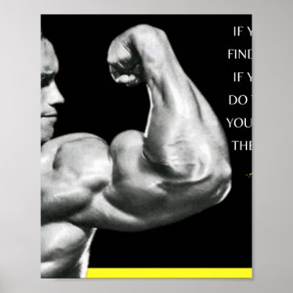 ARNOLD SCHWARZENEGGER - FINDEN SIE DIE ZEITQUOTE POSTER