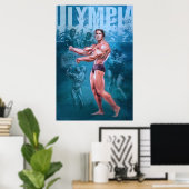 Arnold Schwarzenegger Herr Olympia Bodybuilding Poster (Heimbüro)