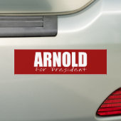 ARNOLD SCHWARZENEGGER-Wahl-Gang Autoaufkleber (Auf Auto)