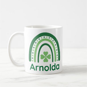Arnolda Name Clover Boho Rainbow Kaffeetasse