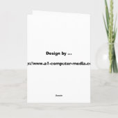 Arnolfi A1 Art Designer E-Karte Karte (Rückseite)