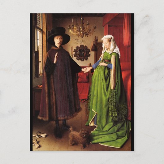 Arnolfini Portrait Postkarte (Vorderseite)