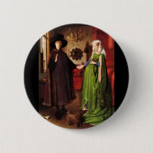 Arnolfini Porträt Button (Vorderseite)